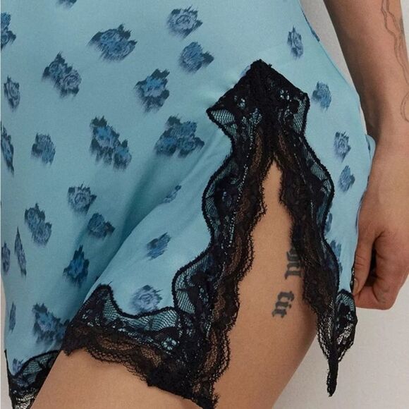 Out From Under Juliette Asymmetrical Satin Slip - Picture 3 of 10